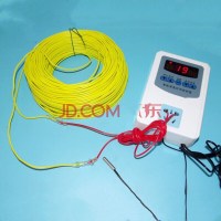 大棚暖房宠物多肉植物加热线数显温控恒温箱空气加温控制一套硅橡胶线50米+温控功率480瓦