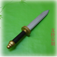木质短剑短刀cos道具课本剧荆轲刺秦道具短匕道具首刺刀