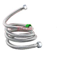 进兴管304不锈钢丝软管水管波纹热水器马桶编织软管进水管双铜头