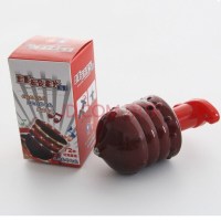 酷炫七彩音乐陀螺仿木光会唱歌带激光线闪光儿童玩具宝宝礼物 仿木陀螺+射器