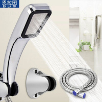 雨洒花洒软管淋浴头洗澡喷洒头全套304不锈钢喷头套装卫生间花伞