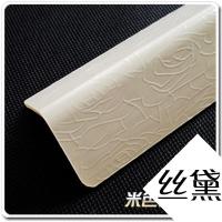 PVC护角条护墙角保护条免打孔墙护角条贴防撞条包阳角线墙壁装饰36宽米色玫瑰纹