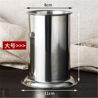 筷子筒不锈钢奶茶店吸管桶底座刀叉勺餐具收纳盒