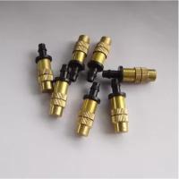 可调铜雾化喷头4/7mm毛管自动浇花浇水园艺除尘降温大棚喷灌喷雾