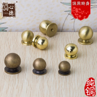 高档中欧式实心纯铜拉手仿古橱柜抽屉小拉手现代简约把手