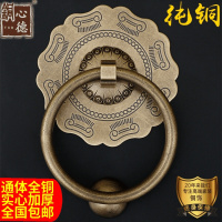 精品仿古大大拉手实木敲器加厚仿古八卦寺庙环拉手