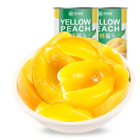 甜饵味滋源黄桃罐头共2125g（5罐*425g）整箱糖水新鲜水果罐头蛋糕网红零食即食