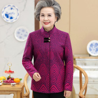 老年春装外套奶奶装唐装外套60-70岁2018新款妈妈装上衣老人衣服