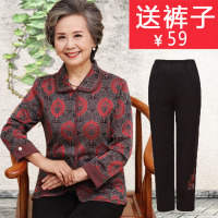 中老年人外套女春装薄款老人奶奶装上衣服装春秋款妈妈装60-70岁