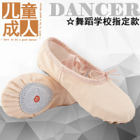 幼儿童舞蹈鞋女软底练功鞋瑜伽形体芭蕾舞鞋成人男帆布猫爪跳舞鞋