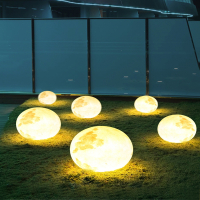 古达太阳能户外草坪灯别墅泳池派对氛围灯花园庭院充电月球灯