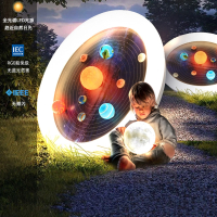 邦可臣儿童房卧室灯男孩女童太阳系太空人宇航员星球灯全光谱吸顶灯
