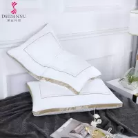 黛丝丹奴家纺全棉枕芯酒店羽丝绒枕头舒适单人学生枕头家用水洗枕