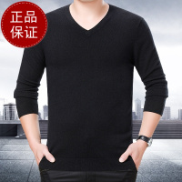 [免费试穿,无忧退换]春秋季男士v领羊毛衫针织衫 潮商务休闲纯羊绒打底衫百搭毛衣男品牌官方旗舰店特卖