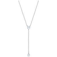 SWAROVSKI 施华洛世奇 Y型水晶项链 人造水晶 女士项链 毛衣链 银色 海外正品 全国联保5408442