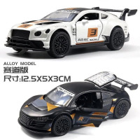 合金车模时捷跑车奔儿童驰赛车玩具店回力汽车模型摆件-赛道版宾利+赛道版奥迪R8