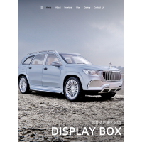 1:24迈巴赫GLS600合金车模仿真汽车模型男孩玩具车金属摆件收藏-迈巴赫GLS600/颜色随机