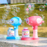 儿童吹泡泡机玩具充电动音乐泡泡枪风扇网红照相机泡泡枪泡泡吹风机-吹风机泡泡枪-充电版+1瓶泡泡液