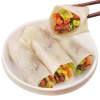 [薄透筋道]东北榆林镇筋饼20张350g薄面饼卷饼