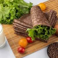 低脂全麦卷饼荞麦粗粮手抓饼500g/袋