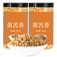 精选大颗粒浓香型大凉山黄苦荞茶280g/罐