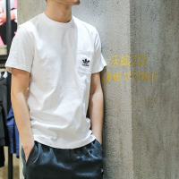 Adidas阿迪达斯男装2018夏季新款三叶草运动休闲纯棉舒适透气圆领短袖T恤 CW5174