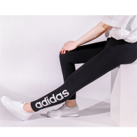 Adidas阿迪达斯NEO女裤2018训练紧身裤弹力透气运动裤长裤打底裤