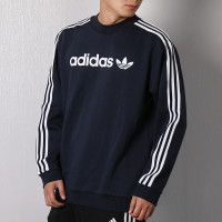 Adidas 阿迪达斯三叶草 男子休闲运动长袖T恤套衫卫衣 BR4222