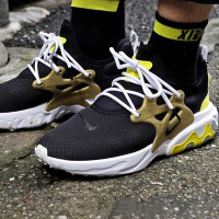 NIKE耐克男女鞋REACT PRESTO新款混血时尚运动鞋透气休闲鞋舒适跑步鞋AV2605-001