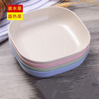 [八只装]吐骨碟 餐桌骨碟家用骨头碟小吃盘塑料桌面垃圾盘吐骨头盘碟子颜色随机