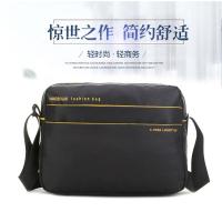 玺锉箱包男包大容量男士单肩斜挎包横款休闲单肩包户外运动帆布包牛津布旅行包