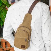 玺锉箱包休闲运动男士斜挎包胸包韩版户外帆布潮男包单肩包小背包