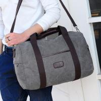 玺锉箱包1229#男士帆布包大包手提包单肩包斜挎包短途旅行包健身包卡其色