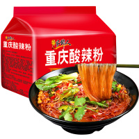 家乡人重庆酸辣粉115g*4袋装非油炸食粉丝泡面