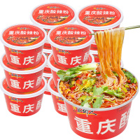 网红酸辣粉115g*8桶整箱装宿舍非油炸方便粉丝非油炸宵夜速食食品整箱