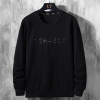 馨洋都(ShinDov) 特大号肥佬男装2021春季日系印花长袖T恤男士加肥加大码胖子圆领打底衫韩版潮流内搭