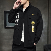 男士工装外套2020春季新款韩版潮流休闲百搭潮牌上衣春男装夹克