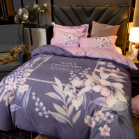 全棉磨毛四件套加厚秋冬季纯棉1.5米2.0双人床上用品1.8m床单被套