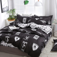网红款个性boy四件套床单被套学生宿舍单人男被子三件套床上用品4