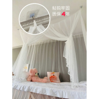 懒人学生蚊帐上下铺通用宿舍0.9m床1.2m单人床免安装老式加密蚊帐
