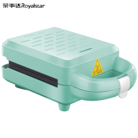 荣事达(Royalstar)三明治机B656D家用早餐机双面加热三明治机 华夫饼电饼档烤面包机 全自动轻食机 单套烤盘