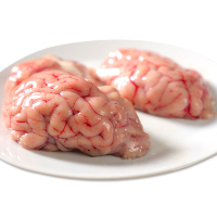 新鲜羊脑 新鲜生羊脑 爬山羊脑 脑髓 脑花 16个 约1.3kg 羊脑羊杂汤羊头羊肉