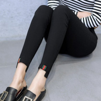 嗨Girl2019新款打底裤外穿紧身小脚铅笔裤黑色薄款九分女裤春秋长裤