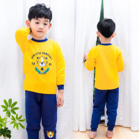 Laffey & Monkey2020新款儿童冬季儿童保暖套装三层夹棉加绒加厚内衣套装