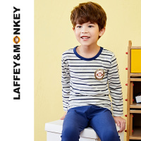 Laffey & Monkey2020款新款100%纯棉家居服秋衣秋裤套装