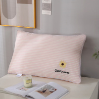 洁帛 轻奢刺绣立体枕头 成人儿童老人家用高枕芯