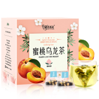 蜜桃乌龙茶包白桃乌龙茶绿茶冷泡茶養生花茶组合水果茶果粒茶袋装