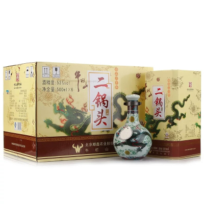 牛栏山二锅头53度青龙珍品30年清香型白酒500ml单瓶装