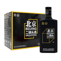 永丰牌北京二锅头自黑黄标清香型纯粮白酒42度500mL*9整箱包装