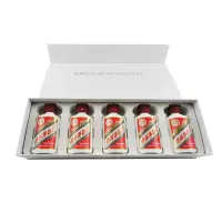 贵州茅台酒 53度飞天茅台条装白色 50ml*5小条茅